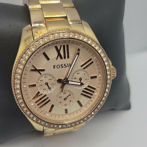 Fossil Cecile AM4483 Womens Stainless Steel Analog Dial Quartz Wrist Watch BC554 - Picture 3 of 10